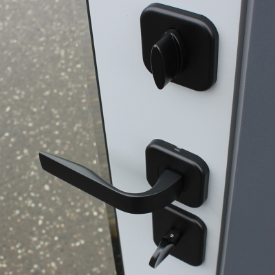 Стальная дверь   Манчестер с зеркалом