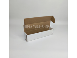 Коробка с откидной крышкой 220*50*50 мм БЕЛЫЙ