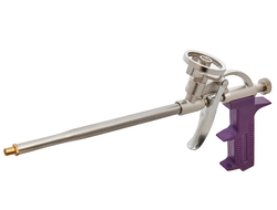Пистолет для пены, SPARK LUX металлический корпус (Сиреневая ручка)