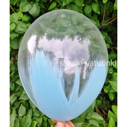 Шар браш голубой