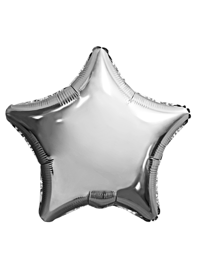 Звезда серебристая 45см