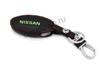 Кожаный чехол NISSAN для СМАРТ ключа черный