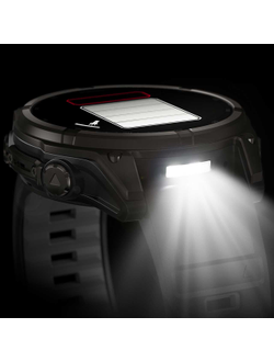 Часы Garmin Fenix 8 —51mm Solar Sapphire Carbon Gray DLC Titanium Black / Pebble Gray