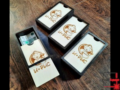 Чек-бук из дерева