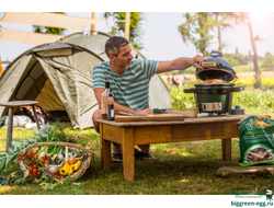 Гриль керамический BIG GREEN EGG MINI, 117618