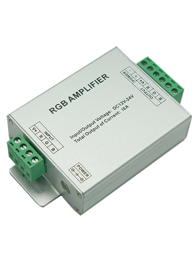 Усилитель питания для RGB-ленты AMP216ESB 3х6А (216Вт) 12В Ecola