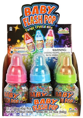 Кидсмания Baby Flash Pop Леденцовая Карамель 45 гр (12 шт)