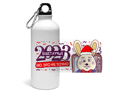 Спортивная бутылка год Кролика №17