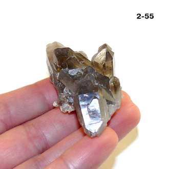 Раухтопаз натуральный (микро-друза) Казахстан №2-55: 24,1г - 55*27*28мм