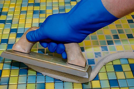 Затирка мозаичной плитки