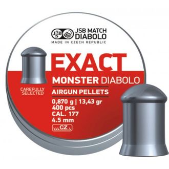 Пули JSB Diabolo EXACT MONSTER cal. 177 (4.52 мм) 0.87 гр. (400 шт.)