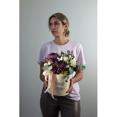 Цветочная композиция для мамы № 604