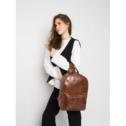 Женский кожаный рюкзак Albiate cognac (арт. 3103-03)