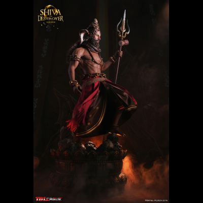 Индийский бог Шива (золотой) - Коллекционная фигурка 1/6 Shiva The Destroyer Golden (PL2023-221A) - TBLeague