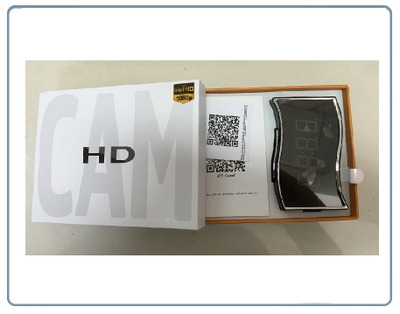 Охранная видеокамера /IP видеоняня WiFi/LAN (Часы настольные, волна)  с аккумулятором с DVR, Full HD (Camwf)