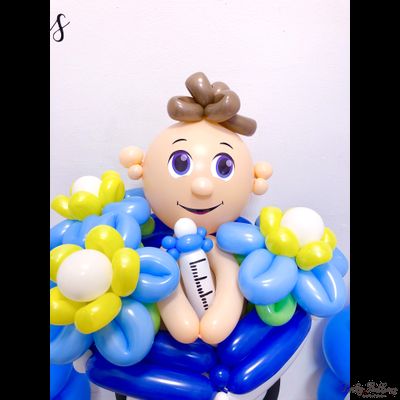 Фигура из шаров "Пупсик"