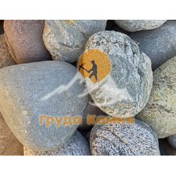 Галька круглая пестрая речная, 100-150 мм