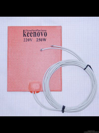 Гибкая нагревающая пластина 250 Вт 220 В (127х152) Keenovo