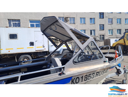 BOATCOVER PVC 320 - (транспортировочные, носовые, стояночные тенты) шир. 154 см.  серый