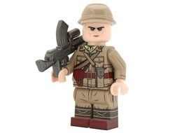 Японский солдат с пулеметом | Lego minifigures WW2 Japanese Army Machine Gunner (Burma)