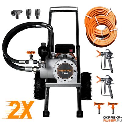 ASPRO-7100 мембранный окрасочный аппарат (2 поста)