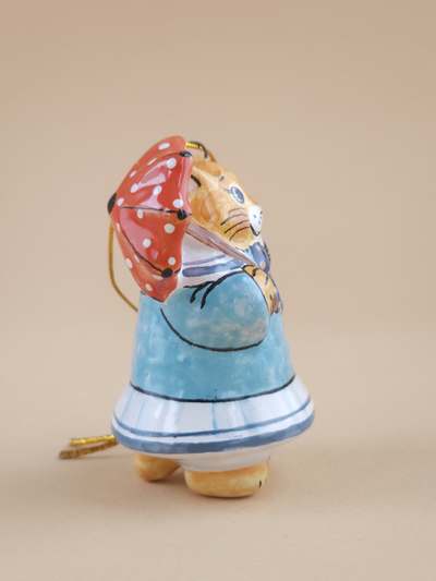 Кошечка с зонтиком