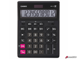 Калькулятор настольный CASIO GR-12-W (209×155 мм), 12 разрядов, двойное питание, черный, европодвес. 250380