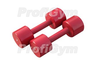 ГАНТЕЛЬ «PROFIGYM» НЕРАЗБОРНАЯ С ПОЛИМЕРНЫМ ПОКРЫТИЕМ 7 КГ