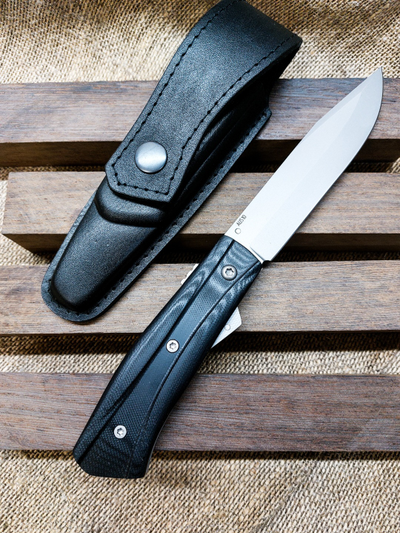 Складной нож Wild West сталь AUS 10, рукоять G10, цвет черный рельеф