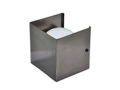 Светильник настенный бра Ecola GX53-N51 1xGX53 черный хром 100x100x90 (кратно 2!) FBN51FECB (цена за 1шт)