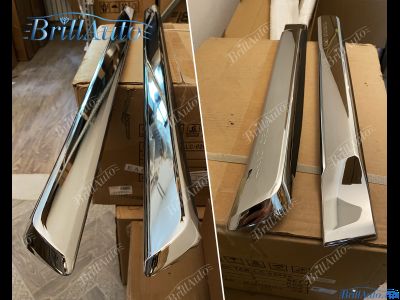 Молдинги Toyota Land Cruiser 200 узкие хром