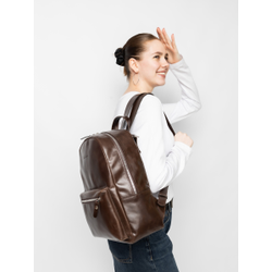 Женский кожаный рюкзак Albiate brown (арт. 3103-02)