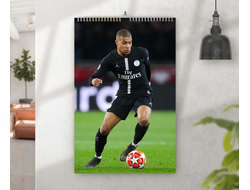 Календарь перекидной Kylian Mbappe Lottin, Килиан Мбаппе Лоттен №1