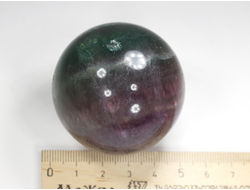 Шар Флюорит, Китай (50 мм, 202 г) №28588