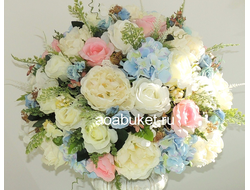 Композиция из искусственных цветов Юника № КВВ104