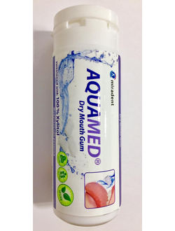 Жевательная резинка Xylitol Aquamed с ксилитом, вкус маракуйи, Miradent, 30 шт.