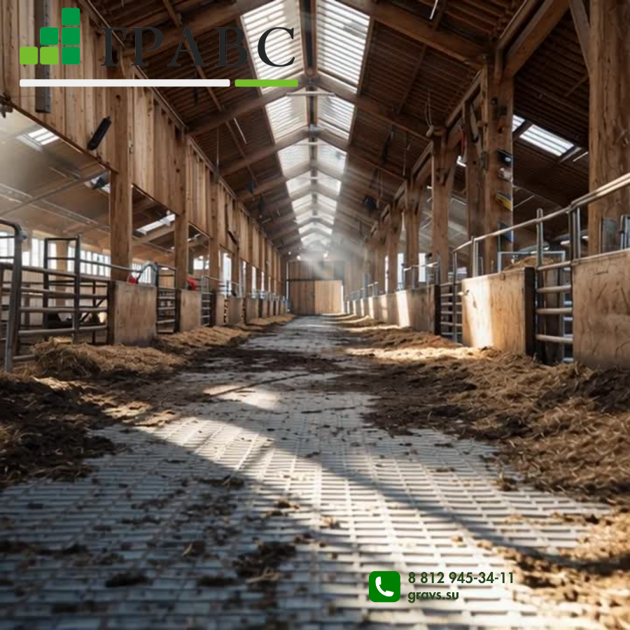 Композитный профилированный настил для Агросектора