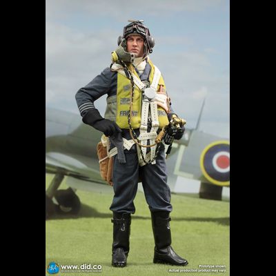 Британский пилот (Том Харди, "Дюнкерк")  - Коллекционная фигурка 1/6 WWII British Pilot Squadron Leader – Tom (K80187) - DID