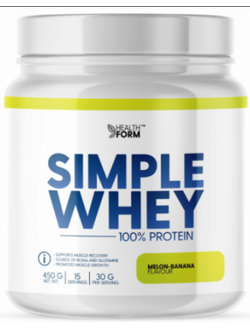 Сыворотка SIMPLE WHEY (450 гр.)HEALTH FORM. Дыня- банан