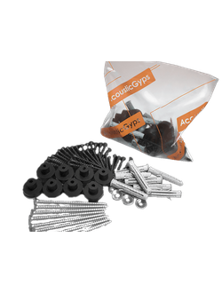 Комплект крепежа звукоизоляционных панелей АкустикГипс Basic