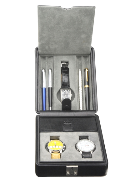 шкатулка для часов запонок и авторучек