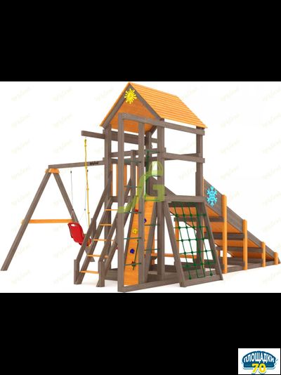 Всесезонная площадка IgraGrad С Fort с сеткой SF2