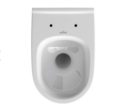 Комплект Cersanit City New Clean On унитаз + инсталляция + стеклянная кнопка смыва