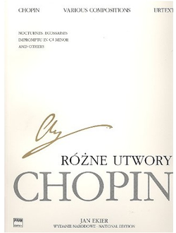 Chopin, Fr?d?ric. Various compositions for piano. National Edition vol.29 B 5
