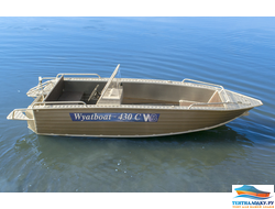Тент на лодку WYATBOAT 430 C (кренолины)