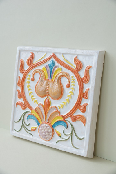 Цветок Перуна (фасадный изразец)