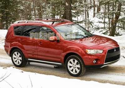 Пороги на Mitsubishi Outlander XL (2007-2010-2012) Start