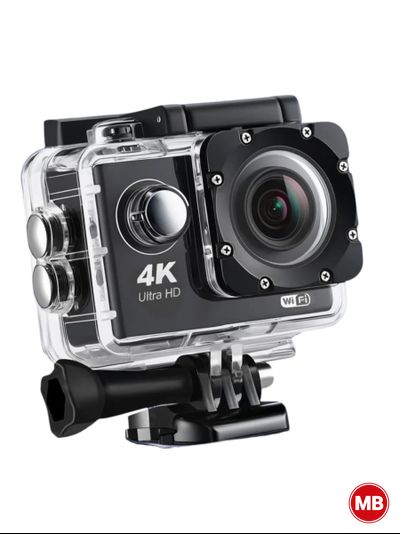 Экшен-камера 4K с водонепроницаемым корпусом