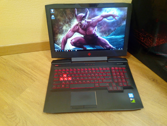 HP OMEN 15 ( 15.6 FHD IPS 120Hz i7-7700HQ GTX1050 8Gb 1Tb + 120SSD )