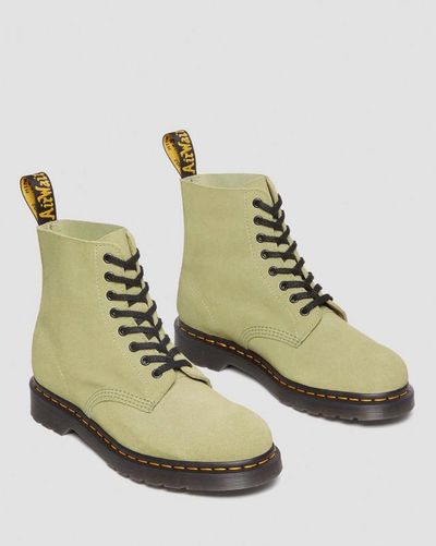 Ботинки Dr Martens 1460 Pascal Suede Pale Olive
